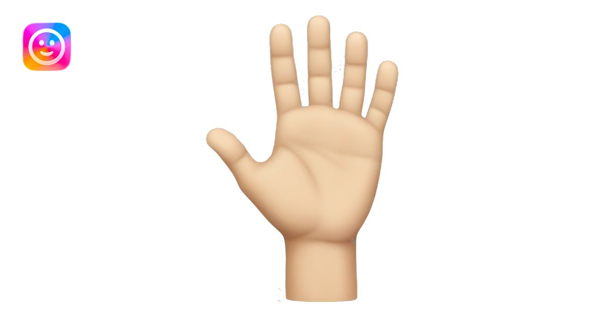 nudge hand emoji | AI Emoji Generator