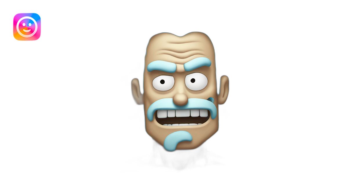 Buff Rick Sanchez emoji | AI Emoji Generator