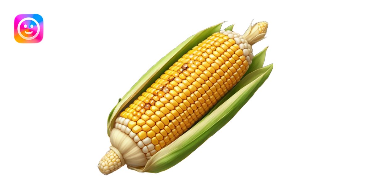 corn cob using a grill emoji | AI Emoji Generator