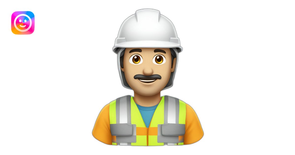 Turkish electrical engineer with white helmet and phosphorescent ...