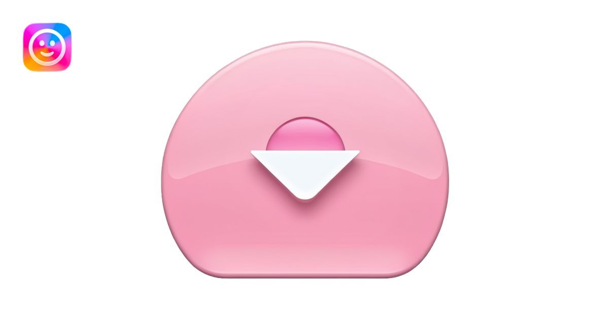 prime video aesthetic logo in pastel pink emoji | AI Emoji Generator