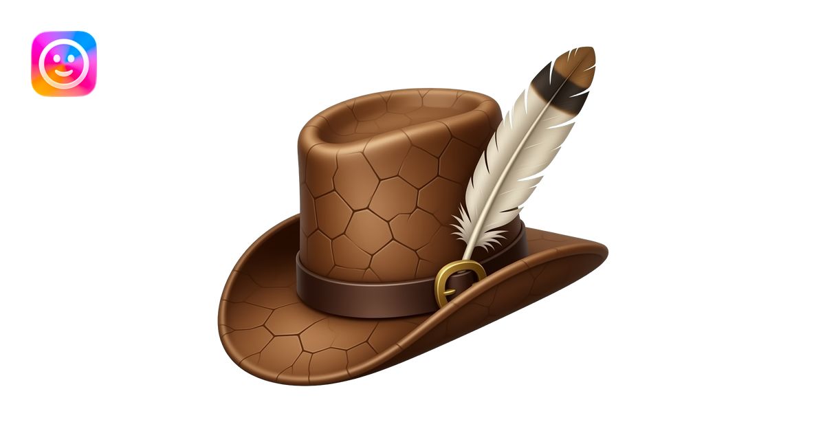 A davy crockett hat emoji | AI Emoji Generator