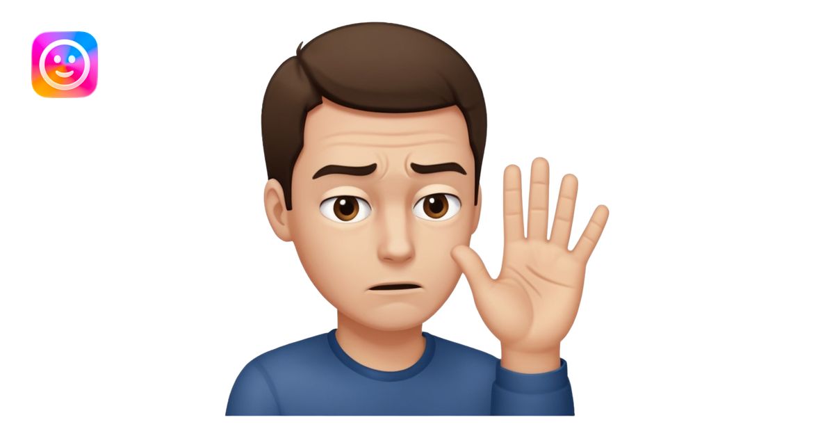Un homme possessif qui essaye d’attraper quelqu’un avec sa main emoji ...