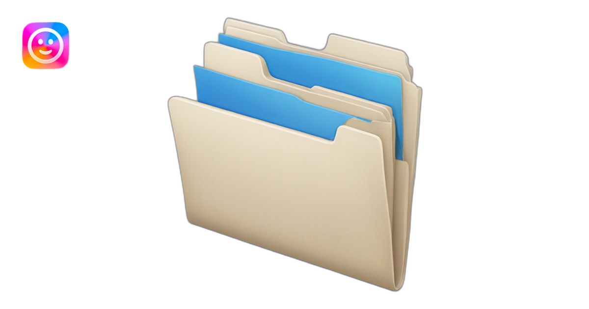 folder windows 11 style emoji | AI Emoji Generator