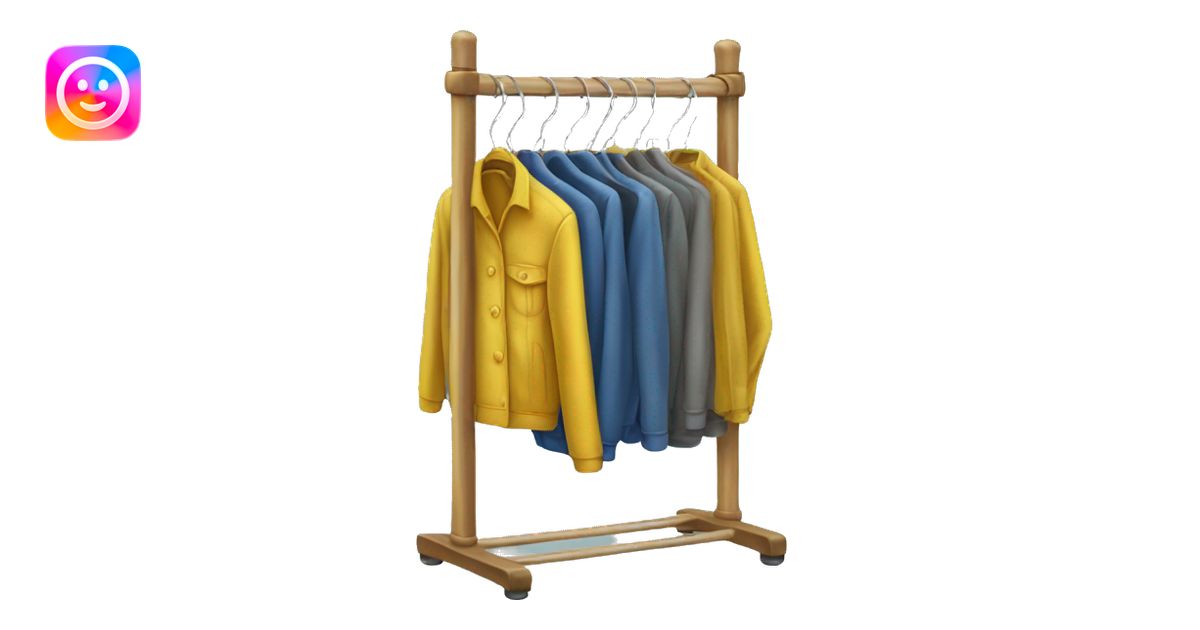 clothing rack emoji | AI Emoji Generator