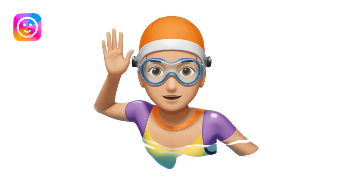 person swimming laps in pool zoomed out showing lap swiming back stroke ...