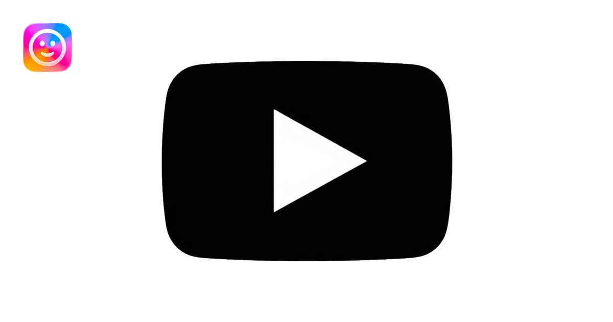 YouTube Shorts logo, black vertical rectangle with rounded corners and ...