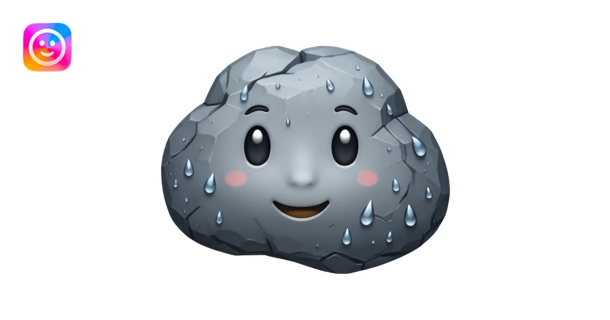 67 rain rock emoji | AI Emoji Generator