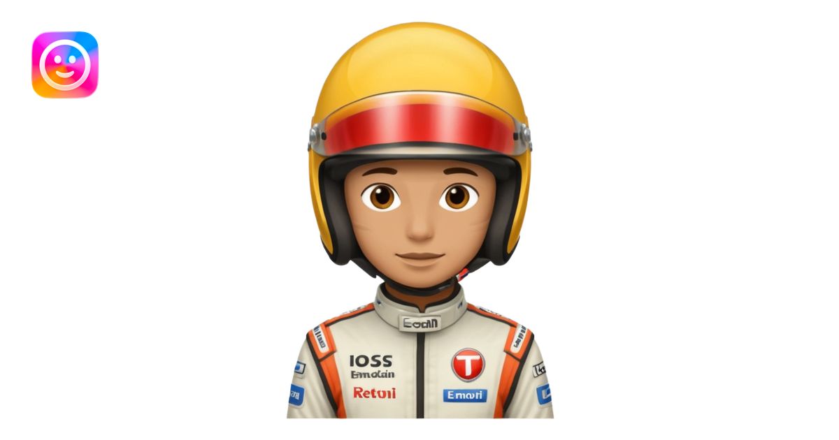 car racing driver emoji | AI Emoji Generator