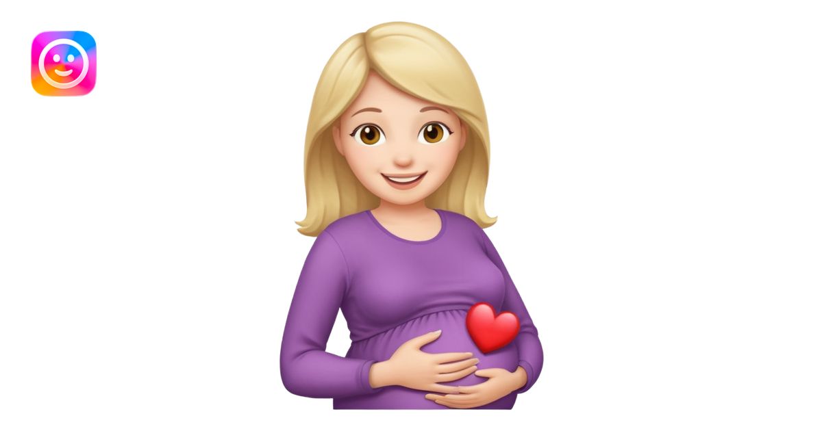 Pregnant woman emoji | AI Emoji Generator