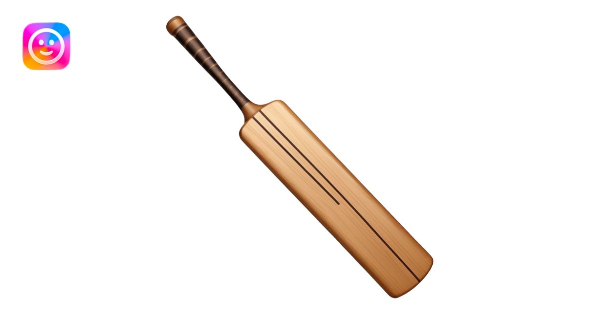 I need a cricket bat as emoji which I can paste with text emoji | AI ...