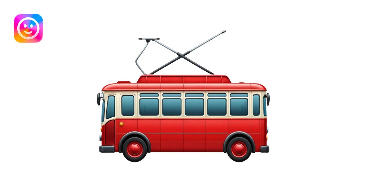 trolleybus emoji | AI Emoji Generator