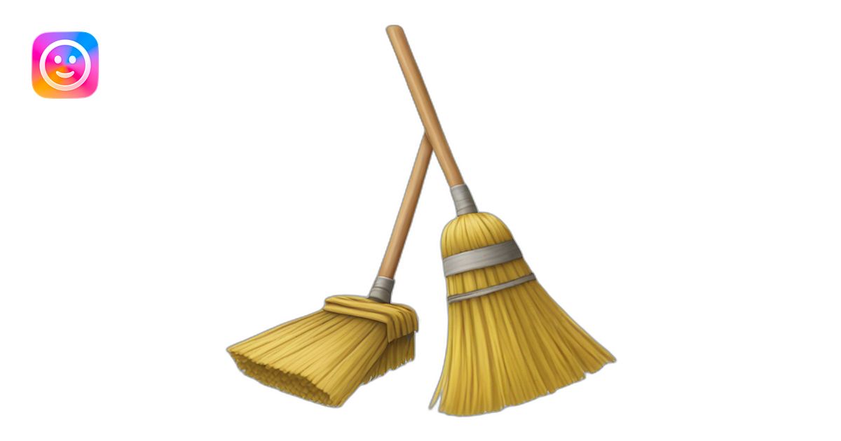 broom round head emoji | AI Emoji Generator
