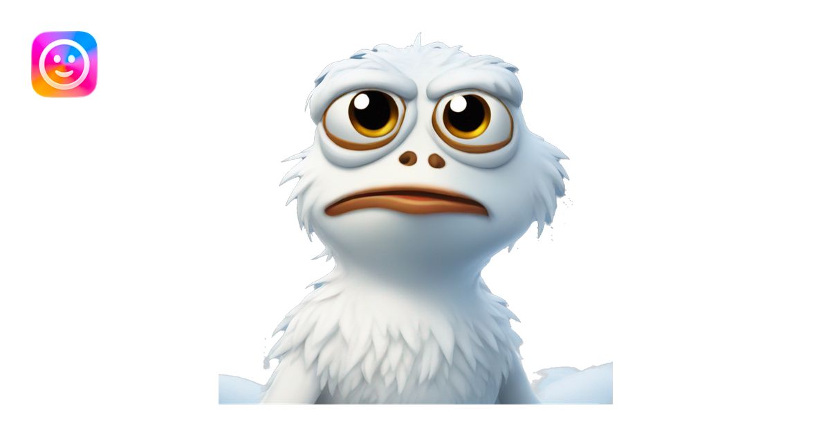pepe the rog cold and snowy emoji | AI Emoji Generator