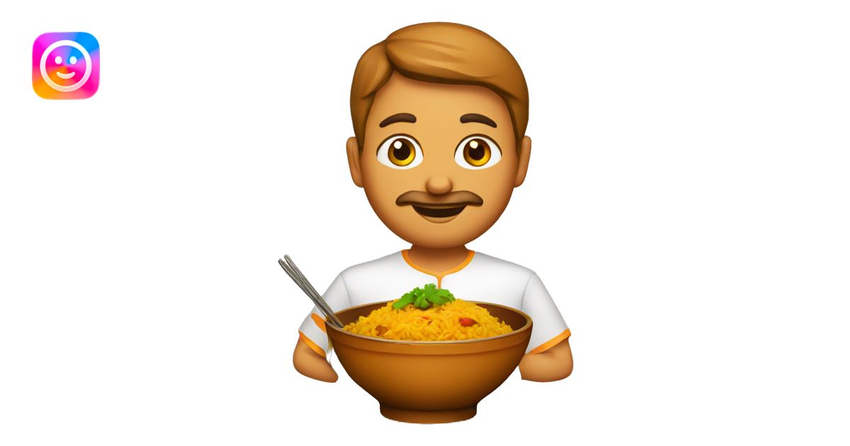 indian curry rice bowl emoji | AI Emoji Generator