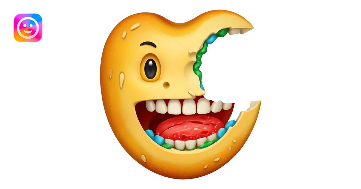 bitten food emoji | AI Emoji Generator