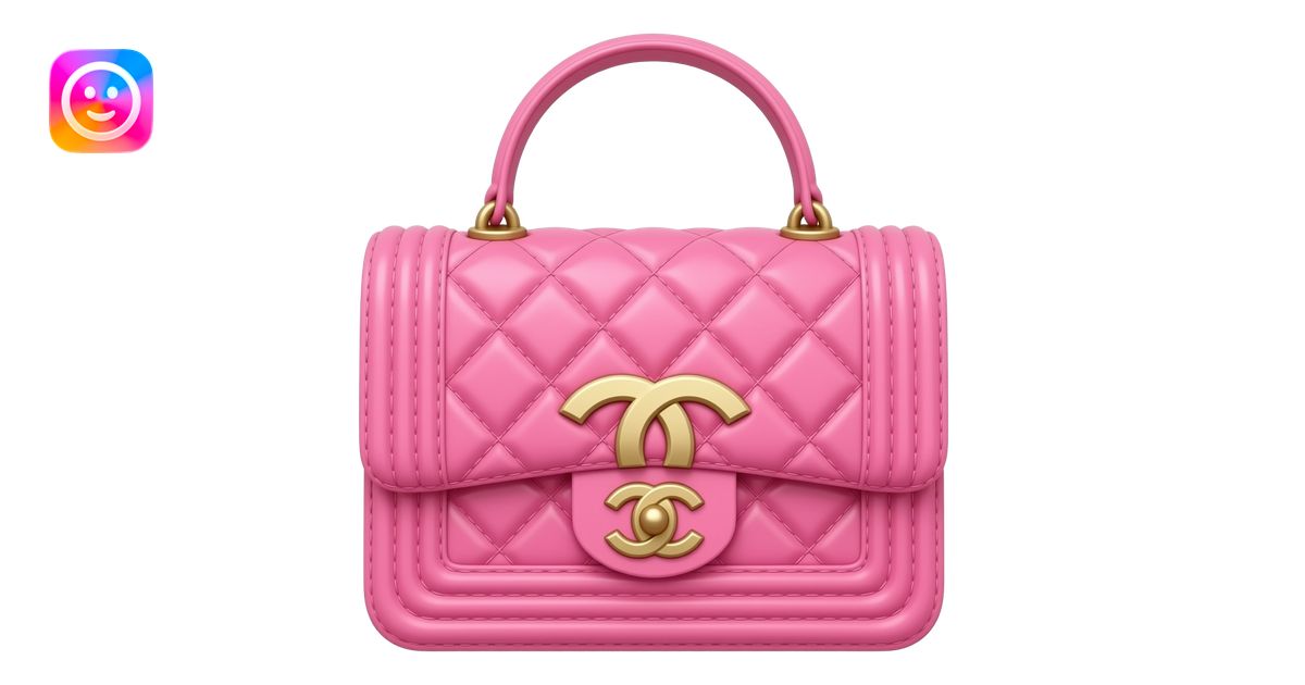 bright pink chanel bag emoji | AI Emoji Generator