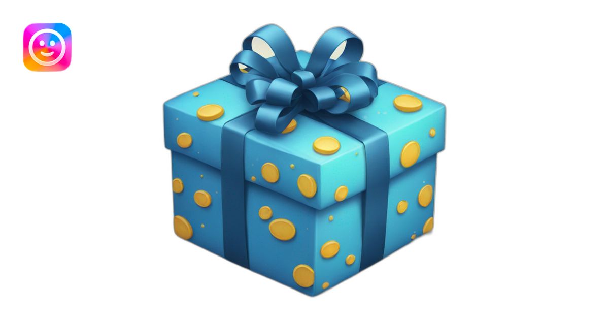 gift emoji | AI Emoji Generator