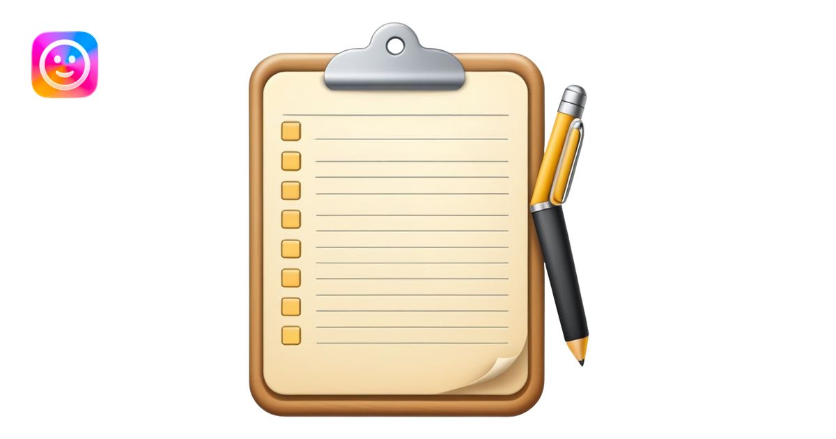 Todo with priority emoji | AI Emoji Generator
