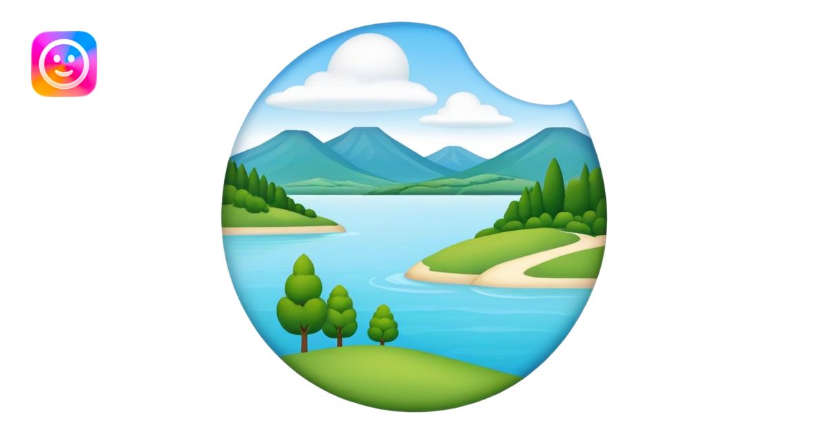 create an emoji about the lake Balaton in Hungary. it should be a lake ...