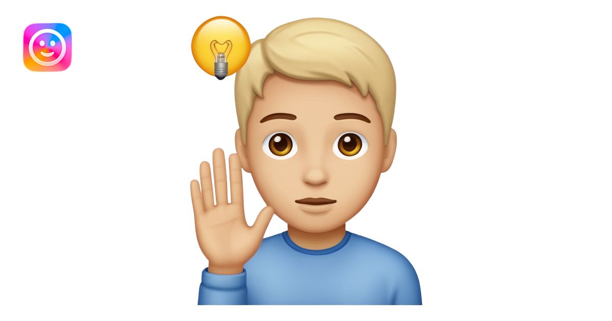 Light skin and emoji | AI Emoji Generator
