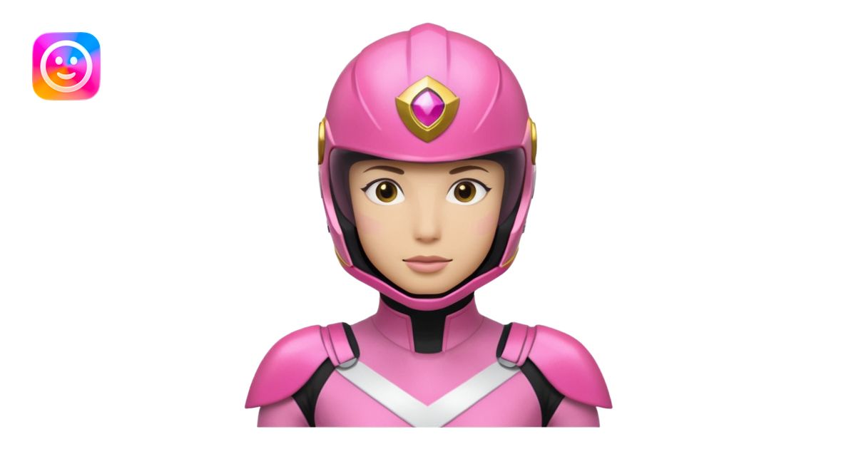 Power rangers Zeo pink ranger emoji | AI Emoji Generator