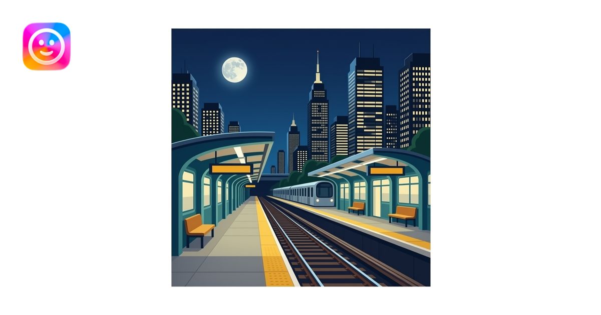 metro station emoji | AI Emoji Generator