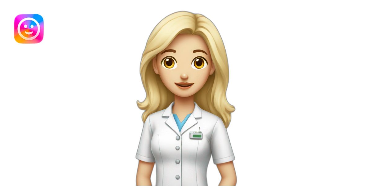 LABORATORY GIRL WHITE , MACKEUP emoji | AI Emoji Generator