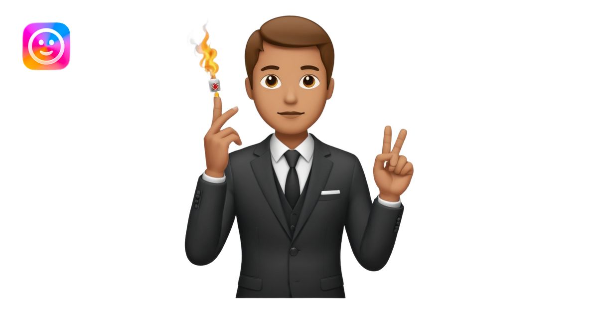 no smoking sign with a man emoji | AI Emoji Generator