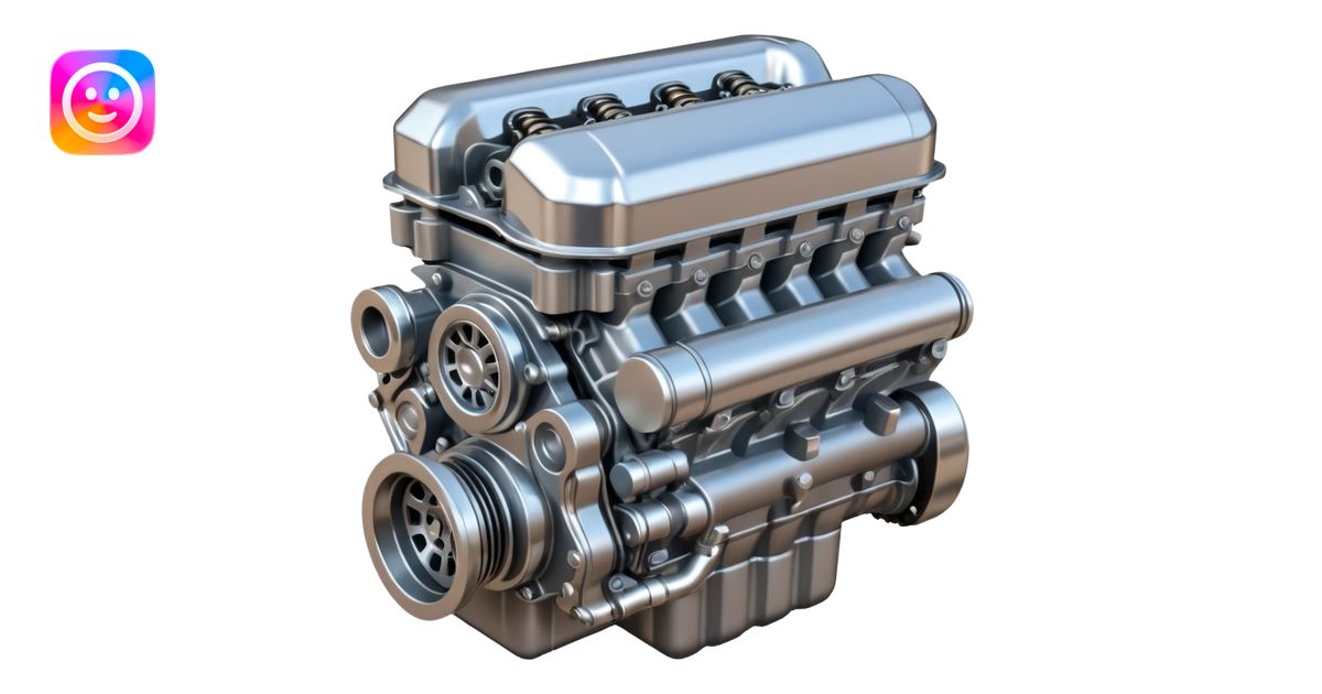 Turbo Linear 6 JZ engine emoji | AI Emoji Generator