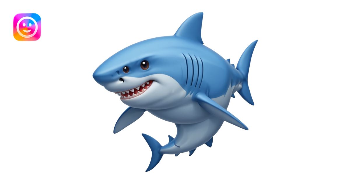 shark with rizz emoji | AI Emoji Generator