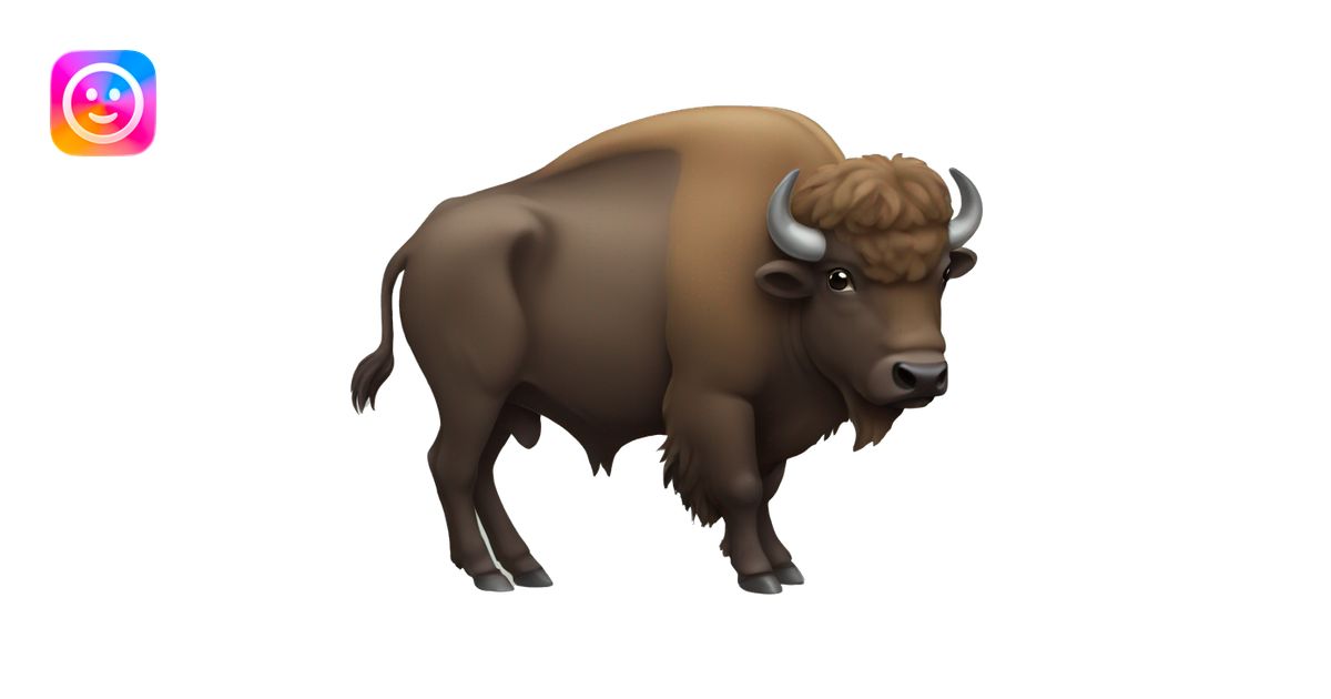 buffalo emoji | AI Emoji Generator