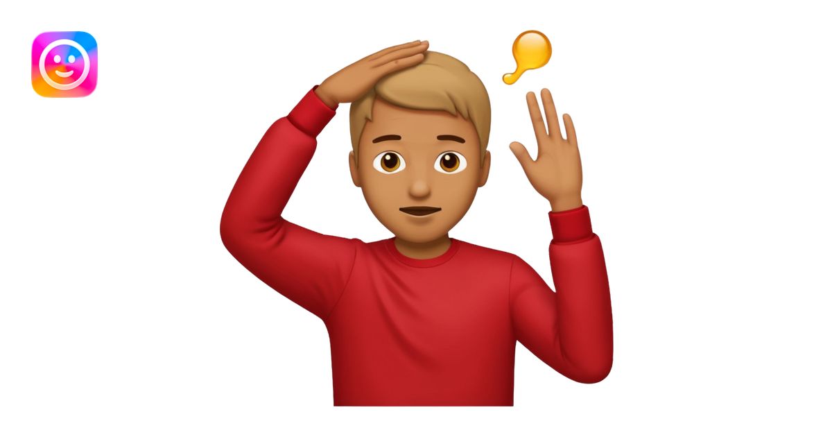 Un gars qui fait un dab. Mais avec le style des emojis apple emoji | AI ...