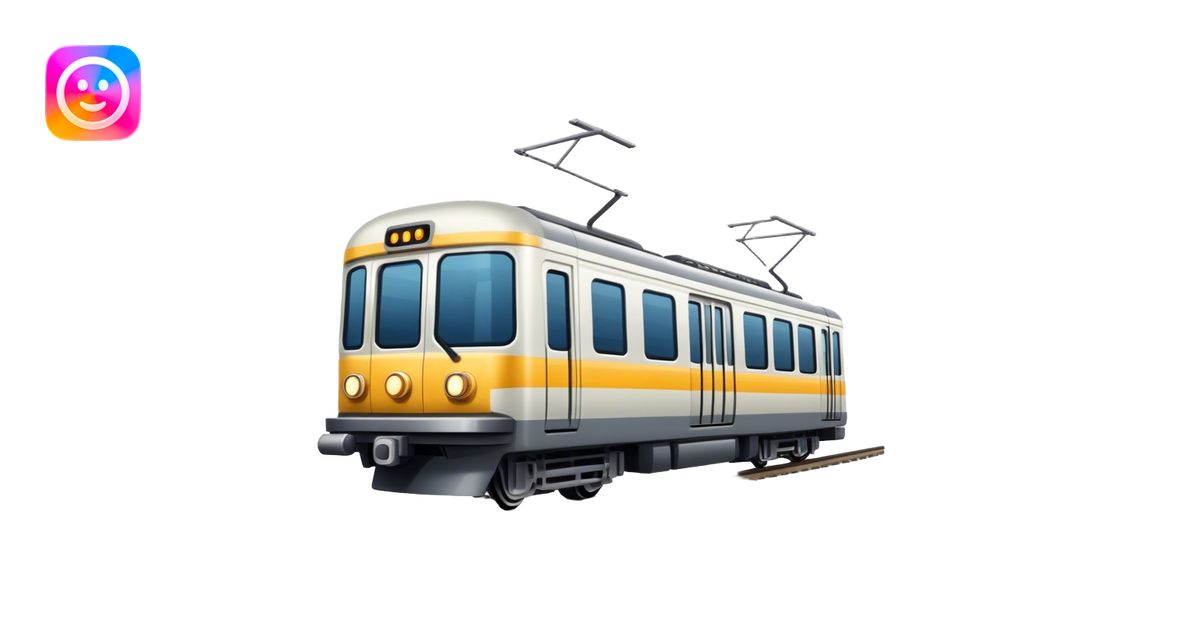 metro train emoji | AI Emoji Generator