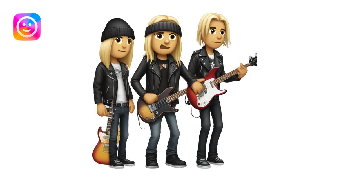 rock band emoji | AI Emoji Generator