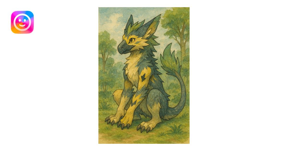 Sergal-Protogen-Fakémon-Digimon-Trico-Zeraora-Vernid-fusion-hybrid ...
