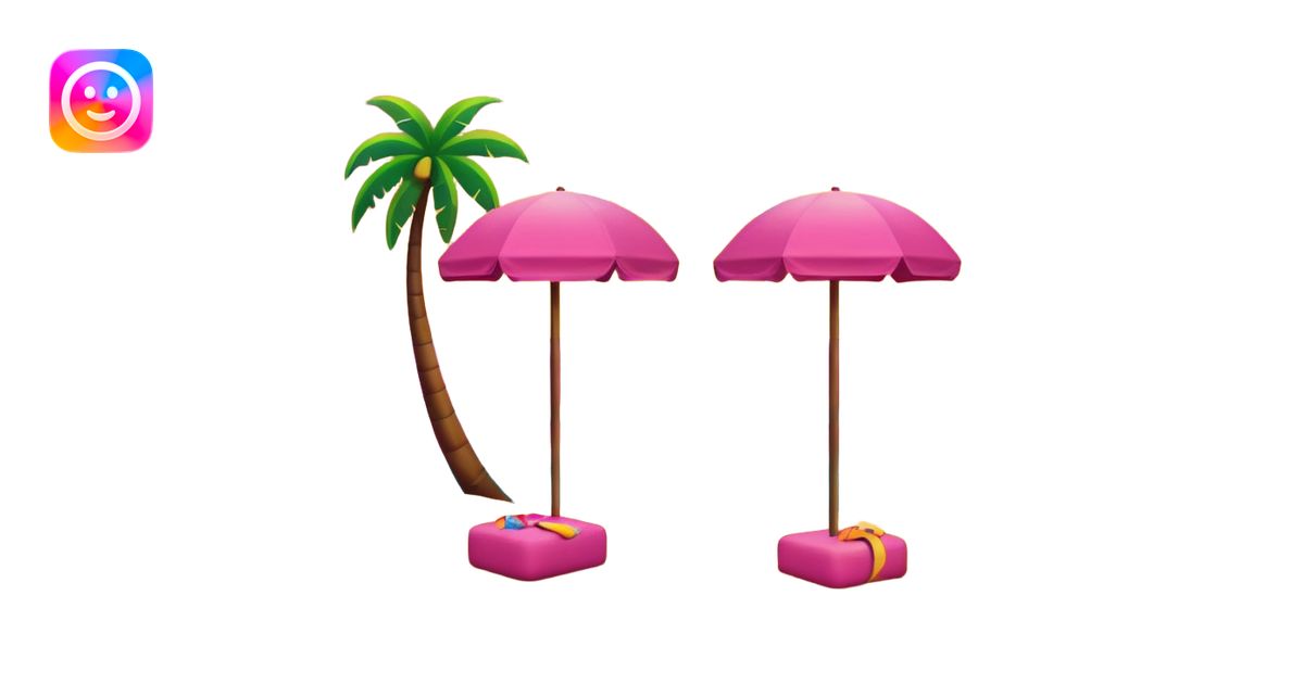 summer-themed emoji of a summer beach sunset emoji | AI Emoji Generator