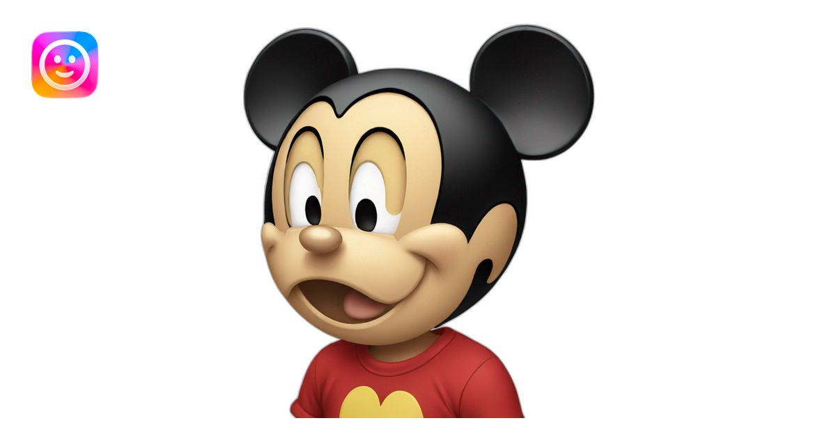 mickey mouse crying emoji | AI Emoji Generator