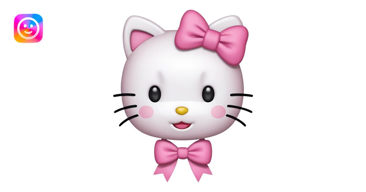 hello kitty cheering emoji | AI Emoji Generator