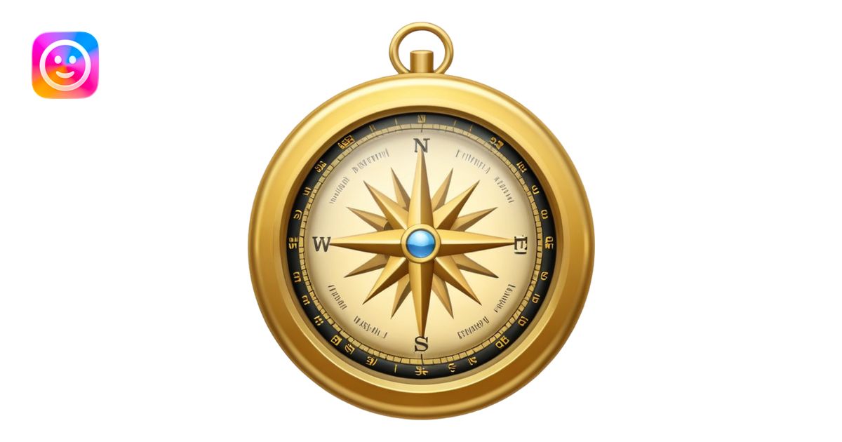 compass emoji | AI Emoji Generator