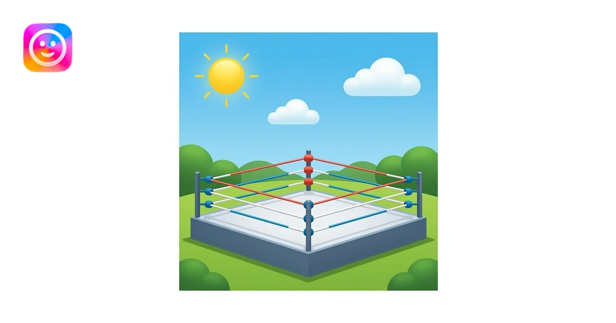 wrestling ring emoji | AI Emoji Generator