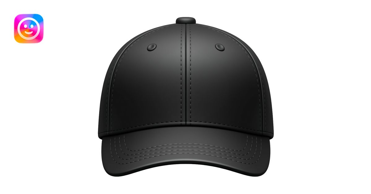 A Black Brixton fiddler cap hat emoji | AI Emoji Generator