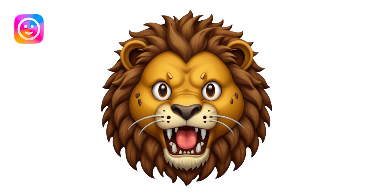 💩🦁 Fuse these two emojis together into a MONSTER LOGO emoji | AI Emoji ...