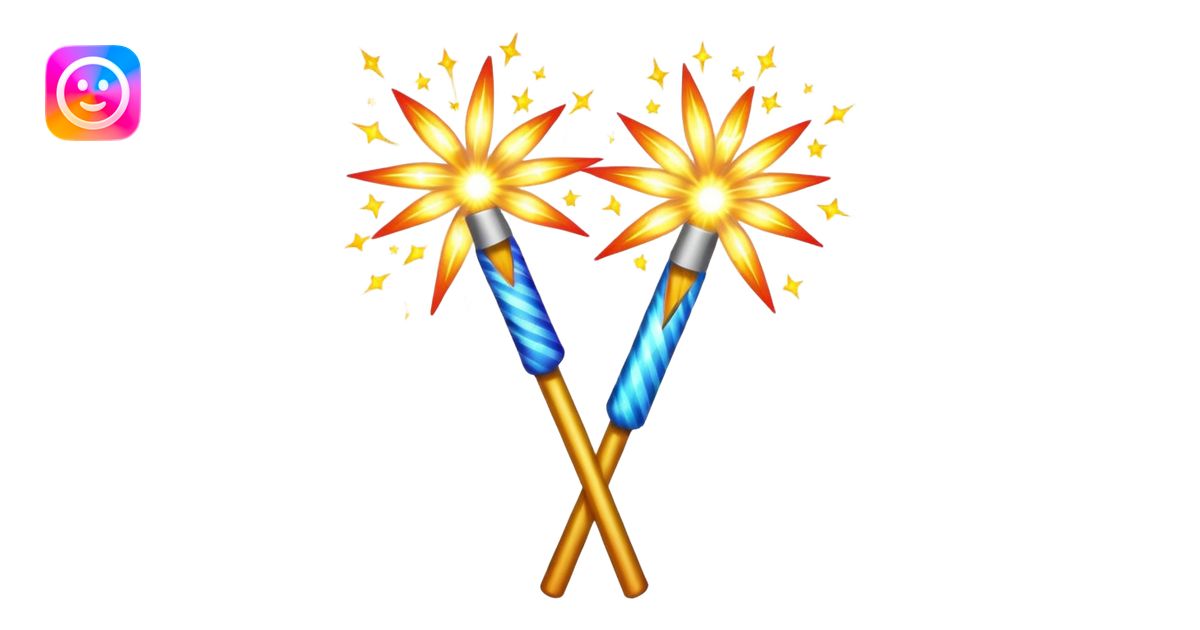 sparklers emoji | AI Emoji Generator