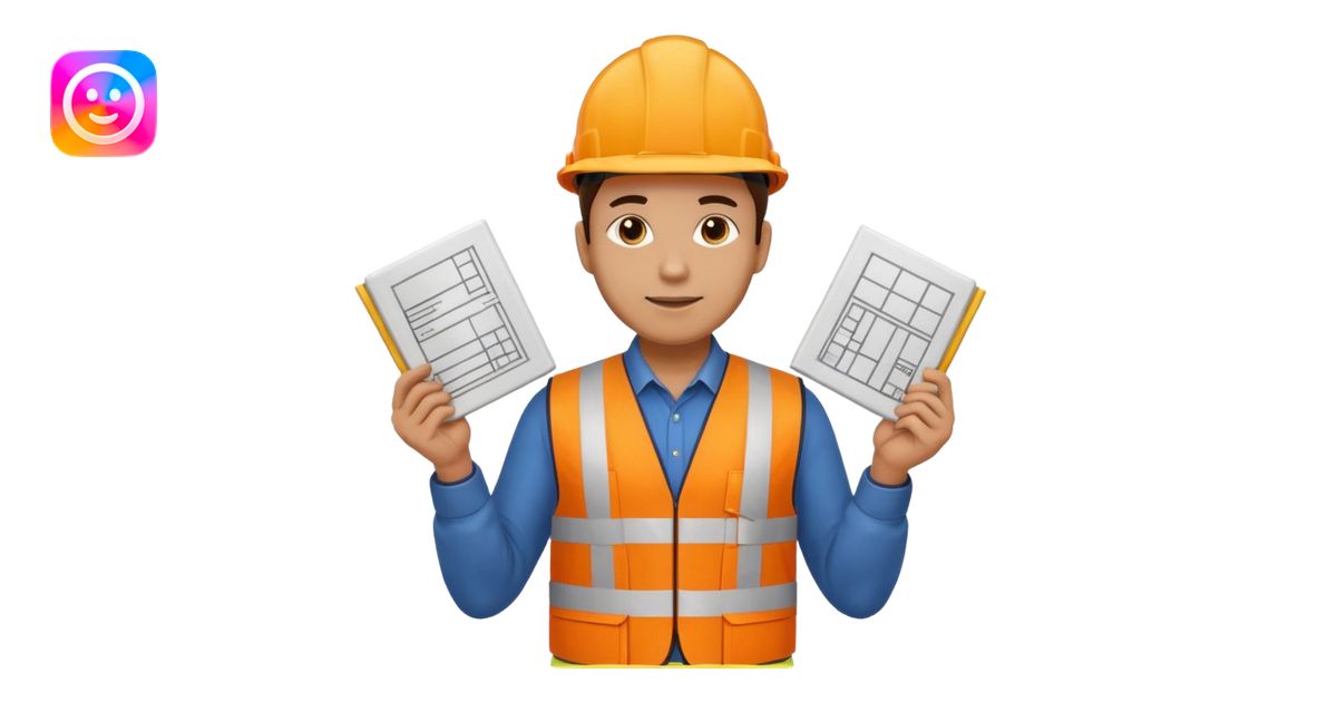 railway engineer in orange safety vest and boots, holding construction ...