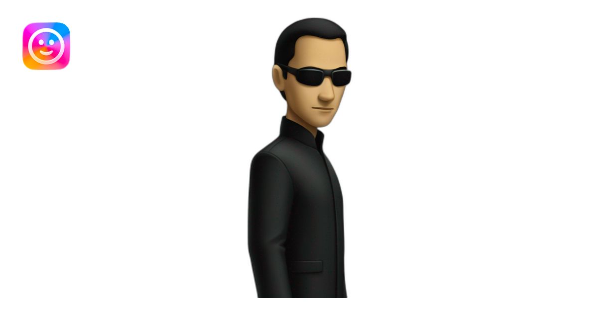 neo from matrix emoji | AI Emoji Generator
