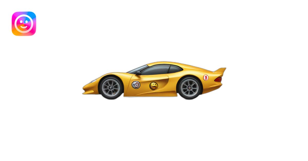 race car vs cheetah emoji | AI Emoji Generator