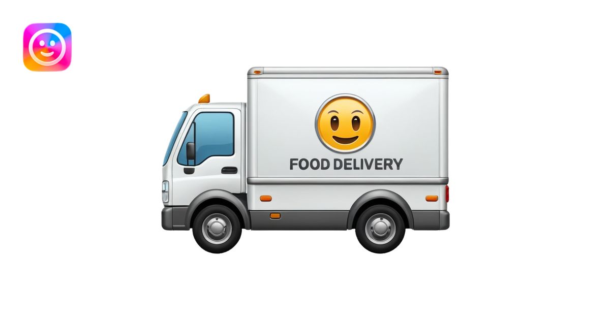 food delivery lorry emoji | AI Emoji Generator
