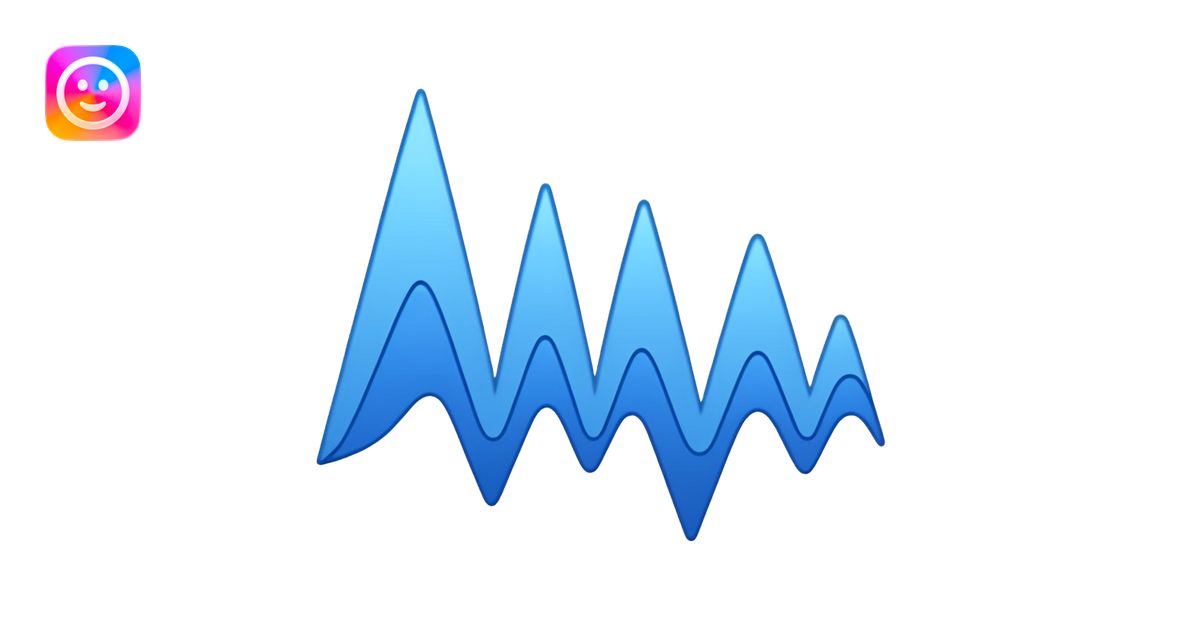 logo on white background showing a waveform morphing into text. Clean ...