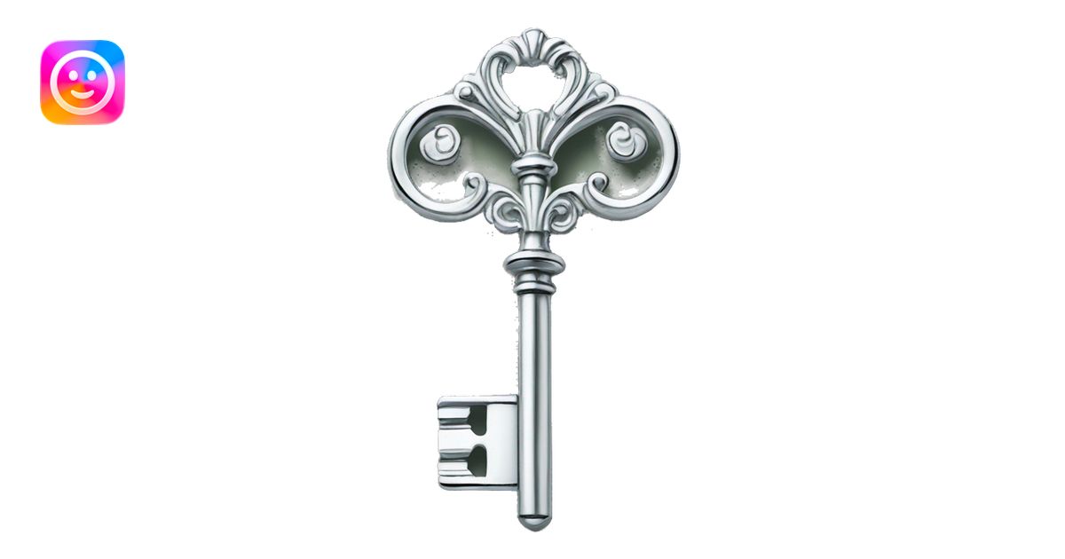 Tiffany victoria key silver emoji | AI Emoji Generator